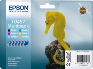 �������� ���������� Epson T0487, 6 ������:������ � 5 �������